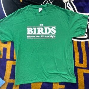 Green 'Go Birds' Short Sleeve Tee